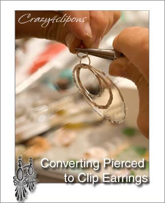 making your clipon earrings