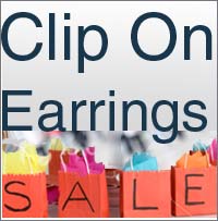 Clip earrings on Sale