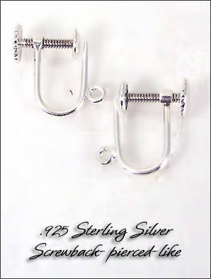 sterling silver clip findings