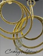 Vermeil gold hoop earrings