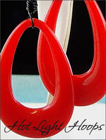 Colorful and Light teardrop hoops