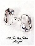 Sterling Silver Clip ball back closures