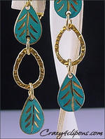 Eclectic and stylish clip earrings