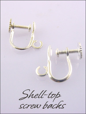 925 Sterling Silver Screw Back Earring Findings, No Pierced Pearl Earrings  Finding, Adjustable Silver Clip on Earrings, EF1200 