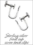 Clip Earrings Findings: Sterling Silver s & Parts
