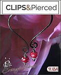 Edgy Black Wire Swirled Earrings| Pierced or Clips