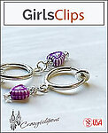 Dainty Hearts Delight: Little Girls' Non-Pierced Clip Earrings